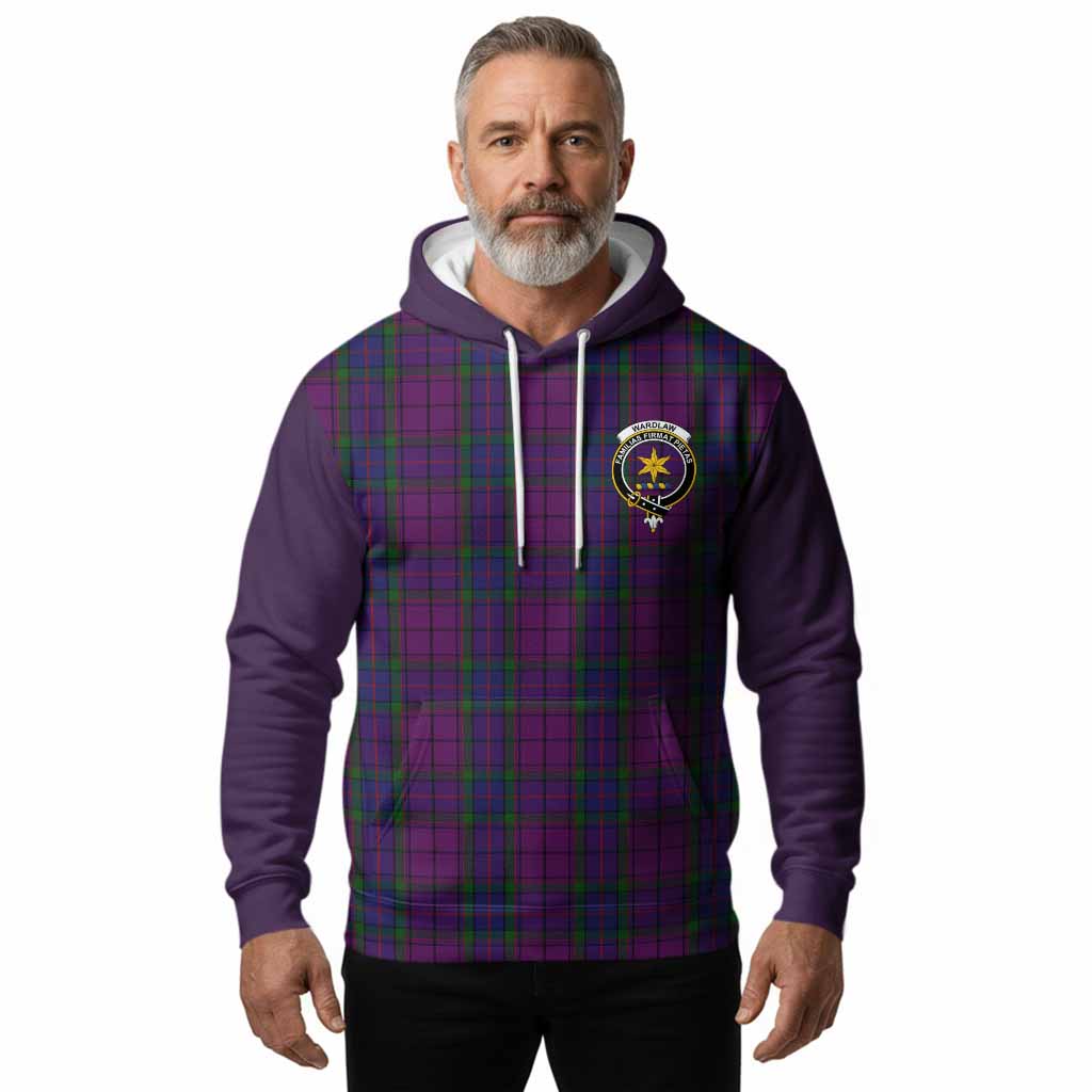 Wardlaw Tartan Accent Hoodie with Family Crest