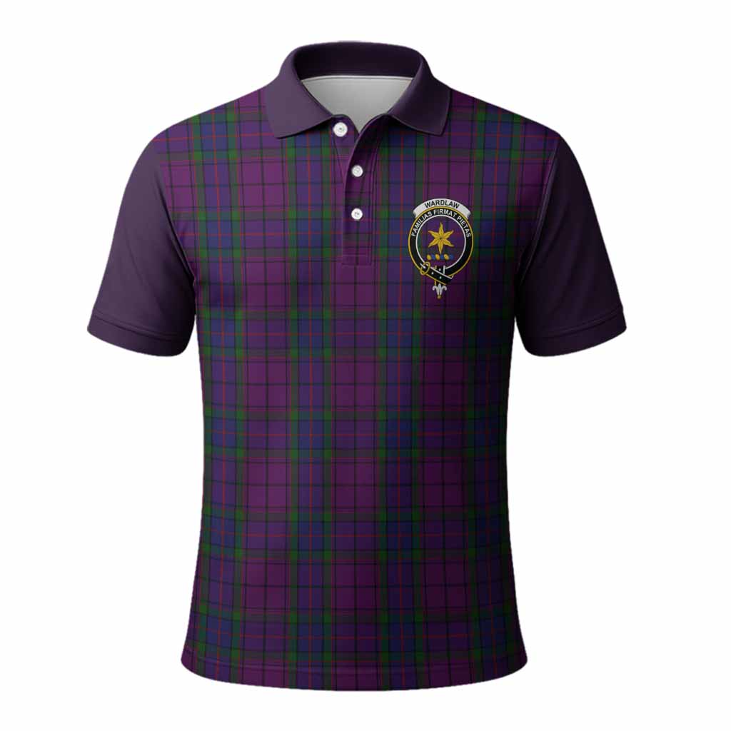 Wardlaw Tartan Accent Polo Shirt with Family Crest