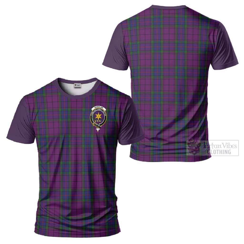 Wardlaw Tartan Accent T-Shirt with Family Crest