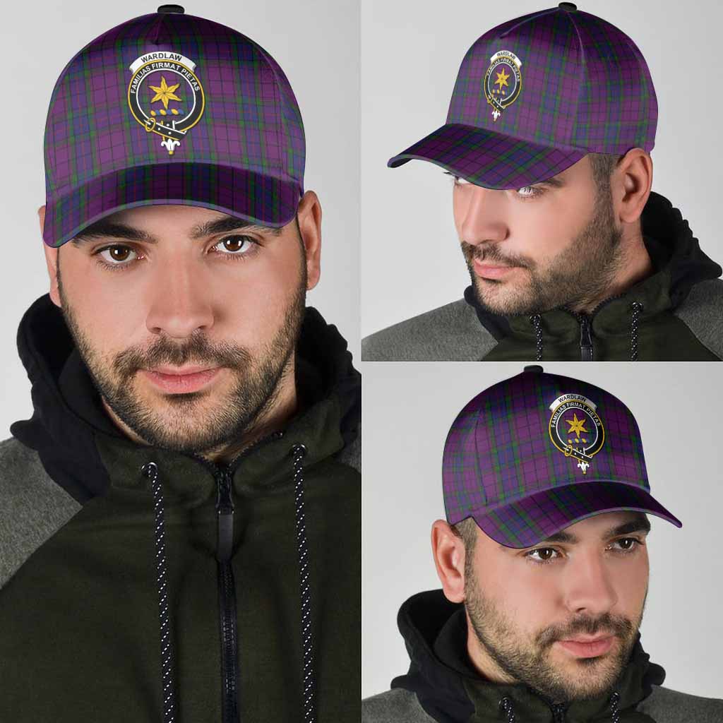 Wardlaw Tartan Classic Cap with Family Crest