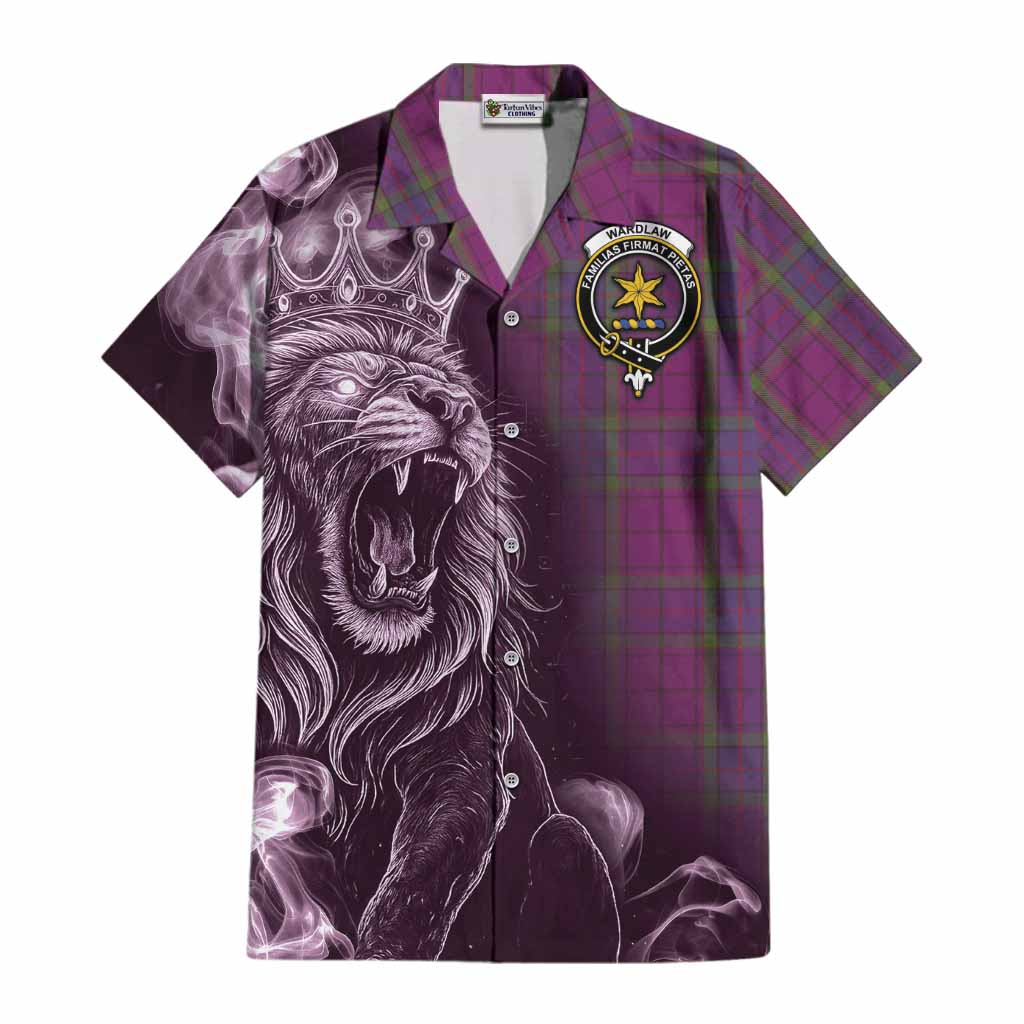 Wardlaw Tartan Cotton Hawaiian Shirt Roaring Lion Heritage