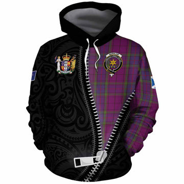 Wardlaw Tartan Cotton Hoodie New Zealand Pattern Unique Zipper Stylized
