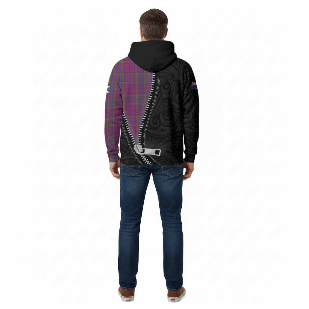 Wardlaw Tartan Cotton Hoodie New Zealand Pattern Unique Zipper Stylized