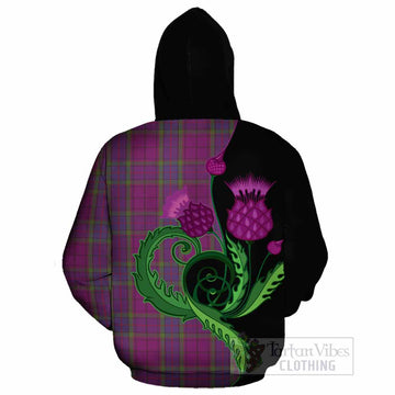 Wardlaw Tartan Cotton Hoodie Traditional Scottish Thistle