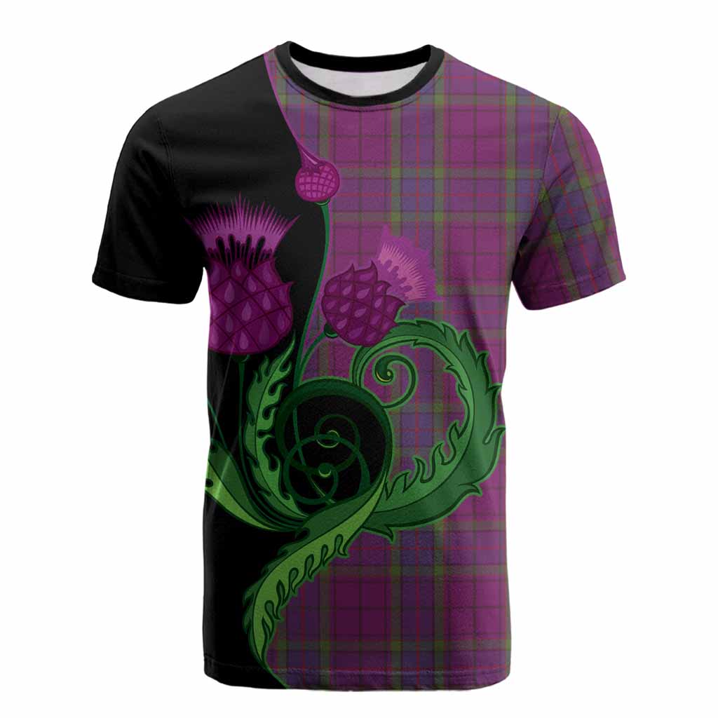 Wardlaw Tartan Cotton T-shirt Traditional Scottish Thistle