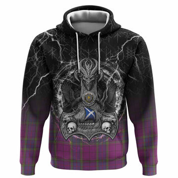 Wardlaw Tartan Crest Hoodie Celtic Odin's Raven Legacy