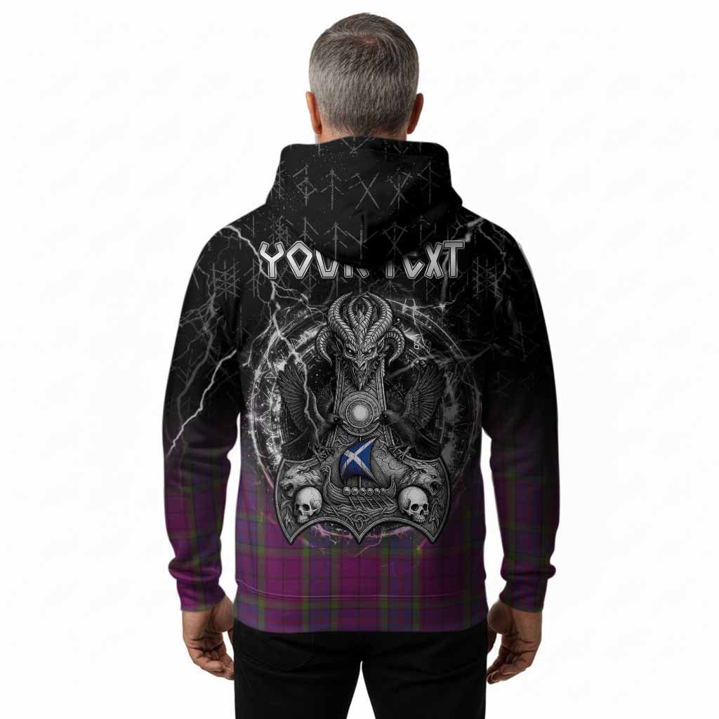 Wardlaw Tartan Crest Hoodie Celtic Odin's Raven Legacy