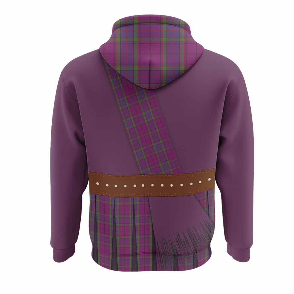 Wardlaw Tartan Crest Hoodie Kilt Costume Style