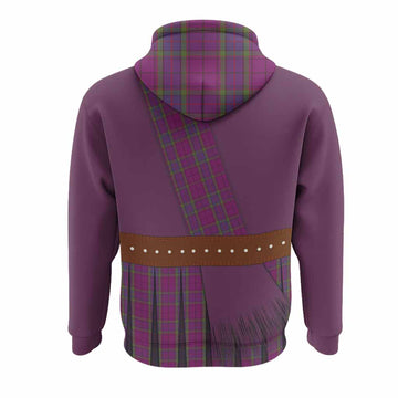 Wardlaw Tartan Crest Hoodie Kilt Costume Style
