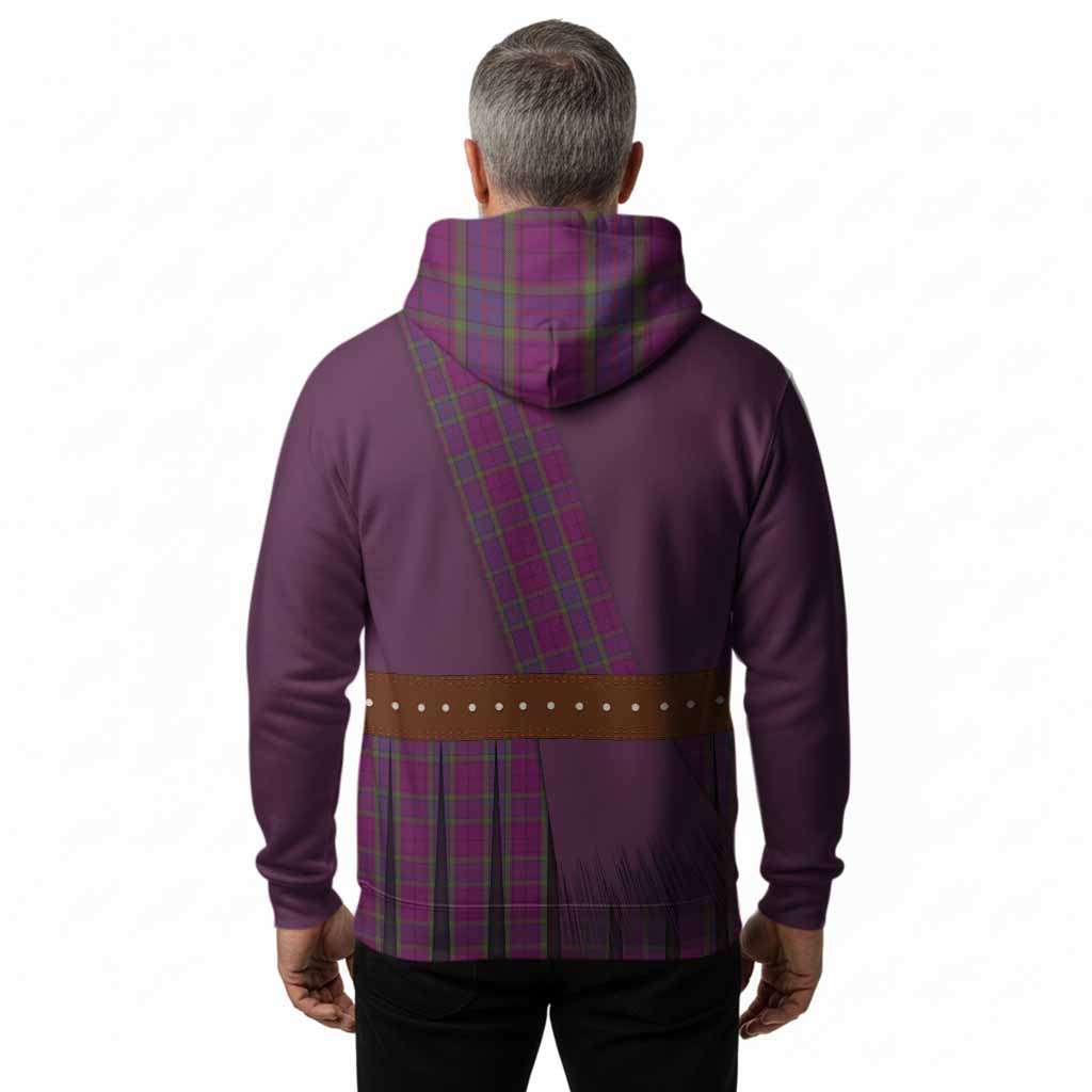 Wardlaw Tartan Crest Hoodie Kilt Costume Style