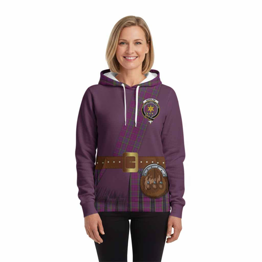 Wardlaw Tartan Crest Hoodie Kilt Costume Style