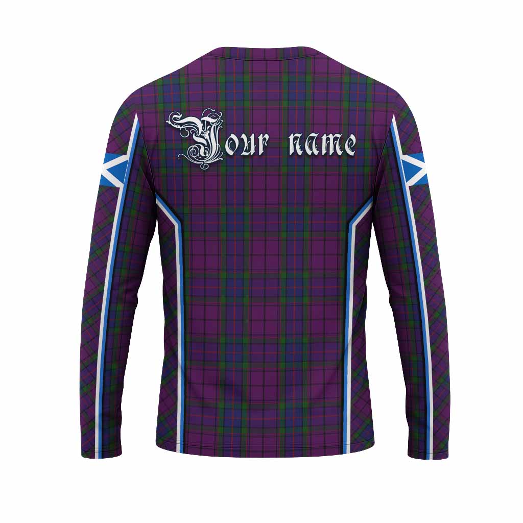 Wardlaw Tartan Crest Long Sleeve T-Shirt Scotland Coat of Arm Flag Style - Tartan Vibes Clothing