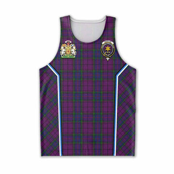 Wardlaw Tartan Crest Men Tank Top Scotland Coat of Arm Flag Style - Tartan Vibes Clothing