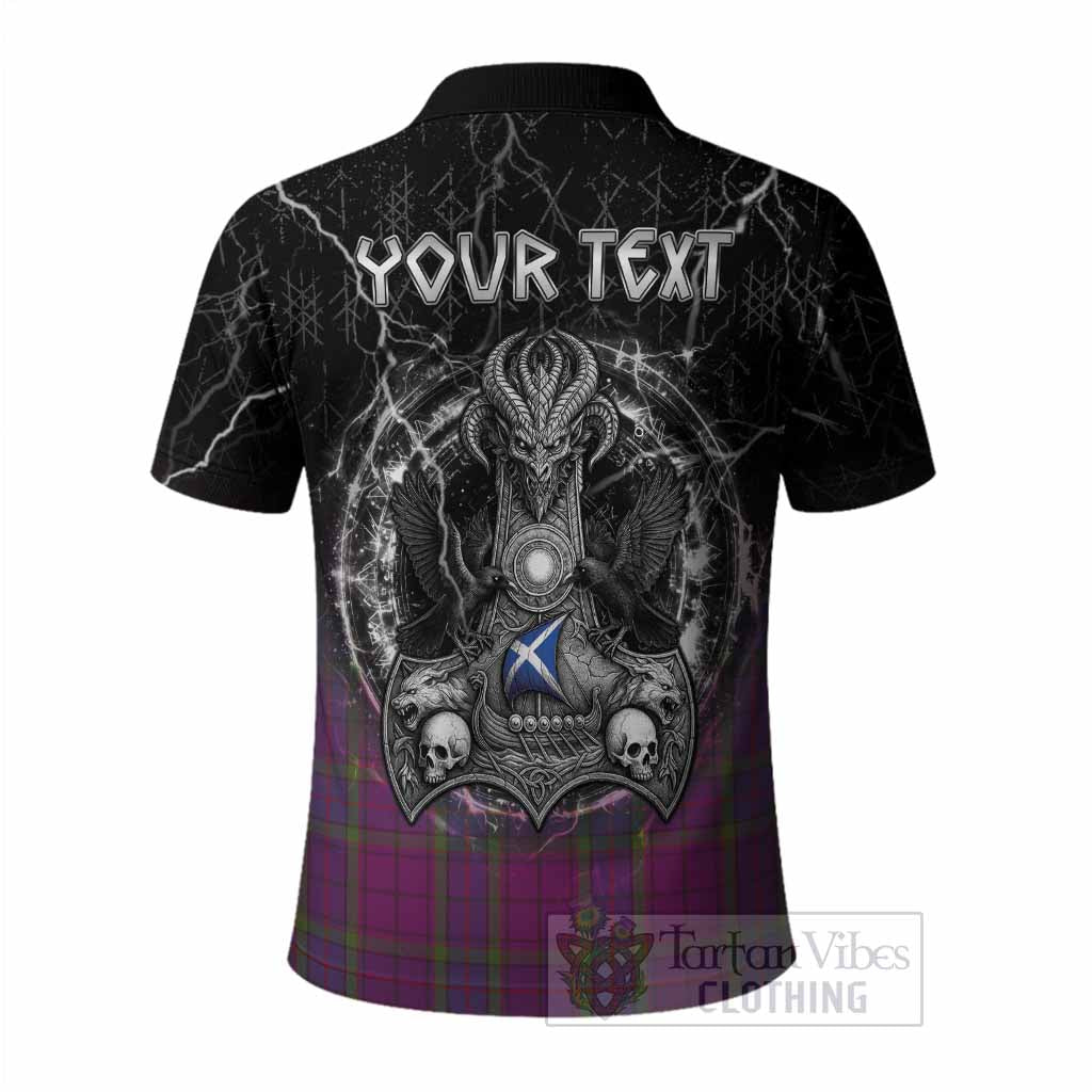 Wardlaw Tartan Crest Polo Shirt Celtic Odin's Raven Legacy