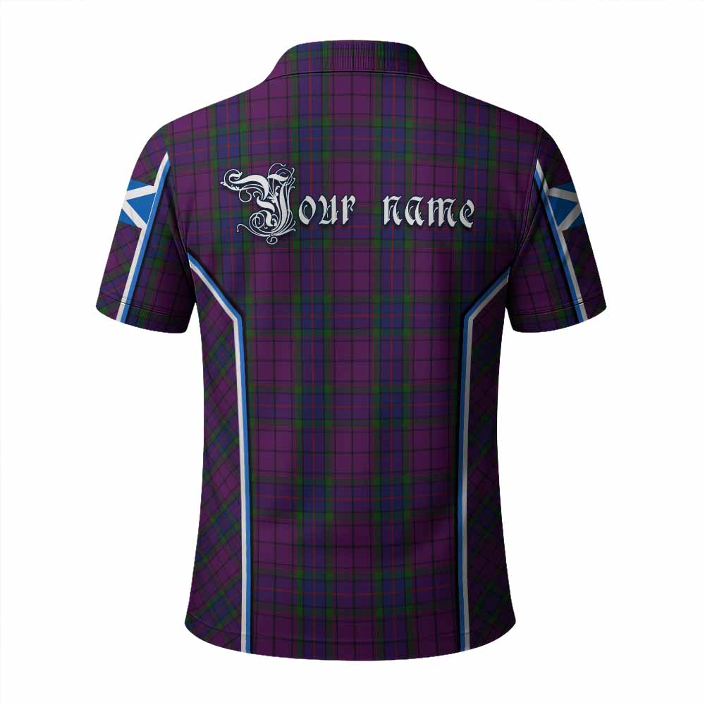 Wardlaw Tartan Crest Polo Shirt Scotland Coat of Arm Flag Style - Tartan Vibes Clothing