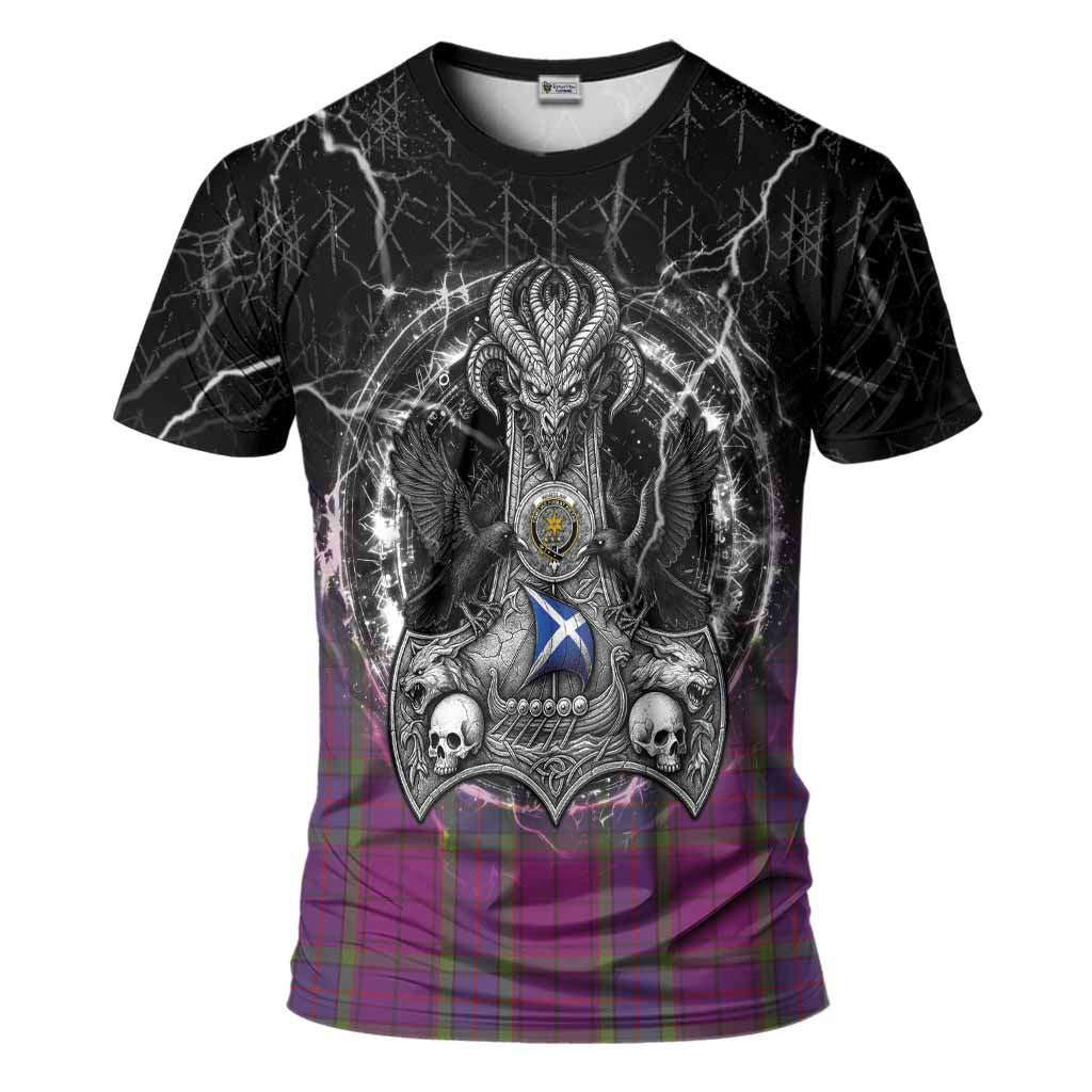 Wardlaw Tartan Crest T-Shirt Celtic Odin's Raven Legacy