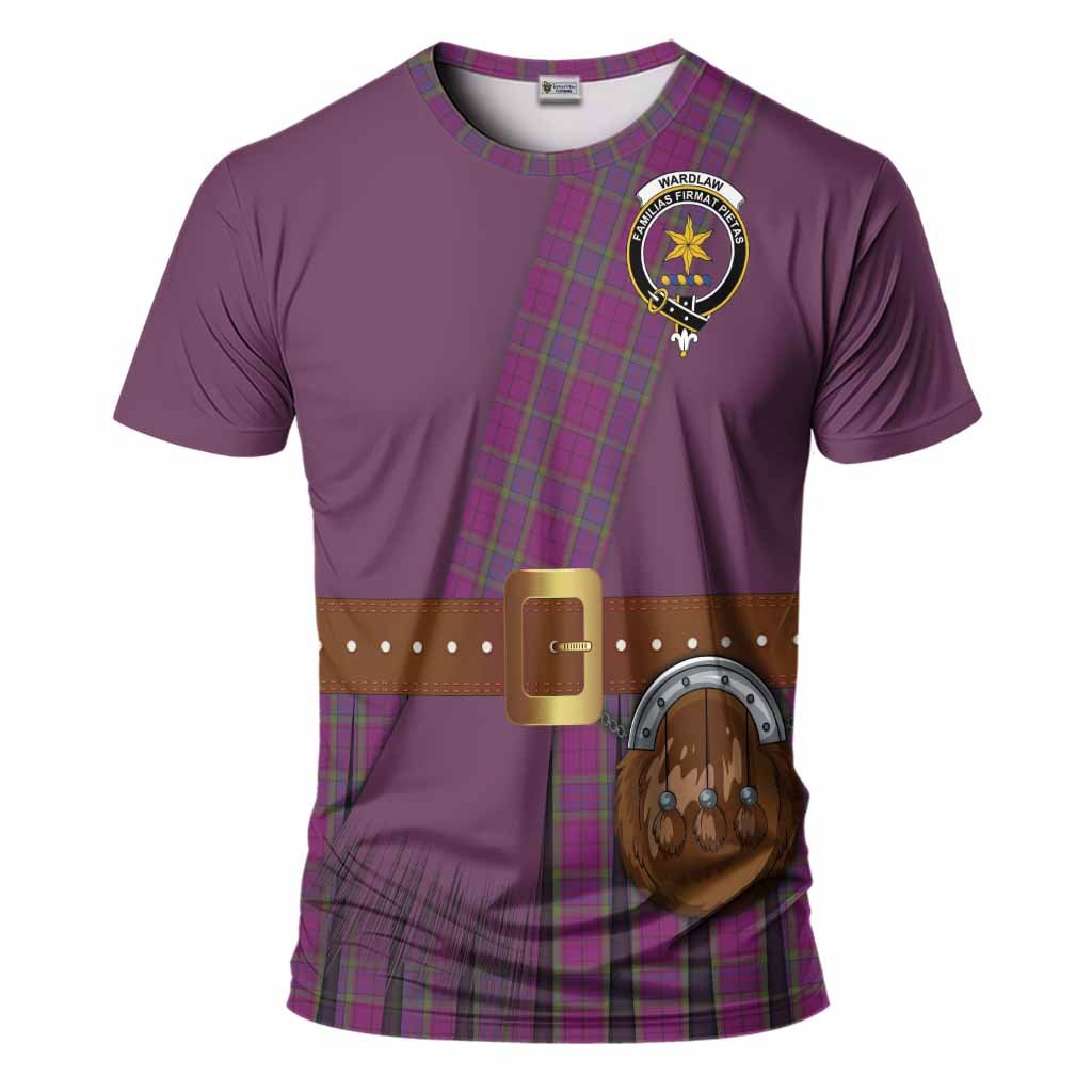 Wardlaw Tartan Crest T-Shirt Kilt Costume Style