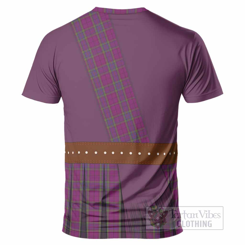 Wardlaw Tartan Crest T-Shirt Kilt Costume Style