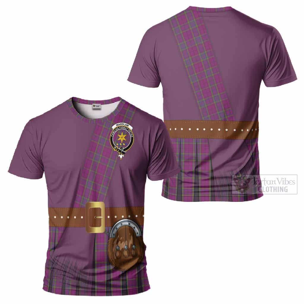 Wardlaw Tartan Crest T-Shirt Kilt Costume Style
