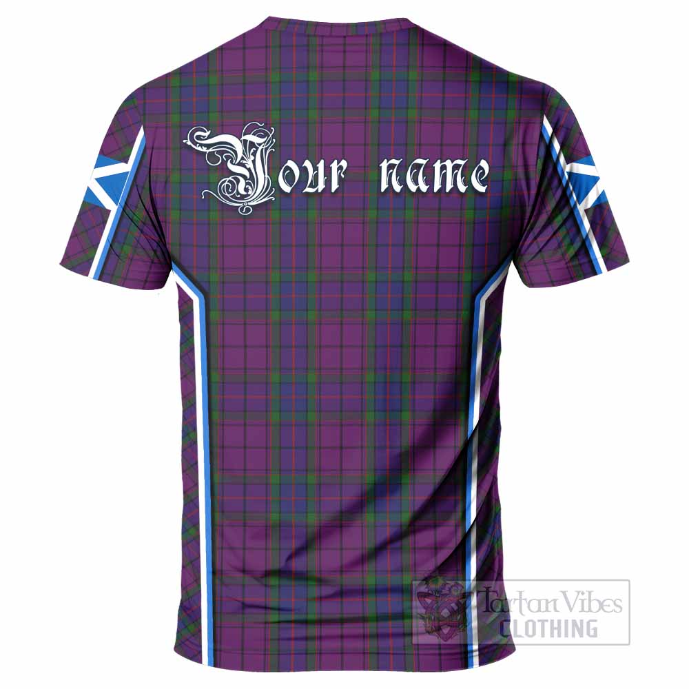 Wardlaw Tartan Crest T-shirt Scotland Coat of Arm Flag Style - Tartan Vibes Clothing