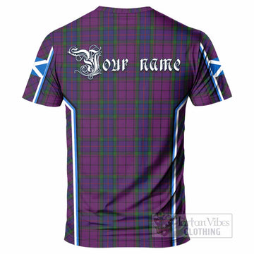Wardlaw Tartan Crest T-shirt Scotland Coat of Arm Flag Style - Tartan Vibes Clothing