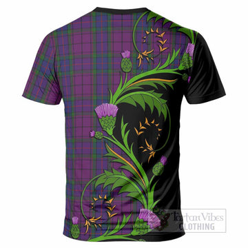 Wardlaw Tartan Crest T-Shirt Scottish Thistle Pride Heritage Art