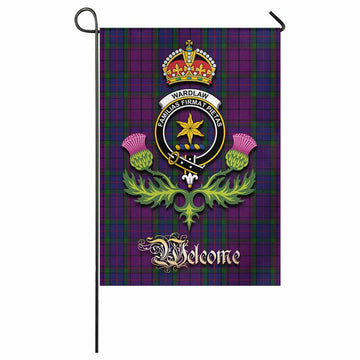 Wardlaw Tartan Family Crest Garden Flag Royal Thistle Welcome Style - Tartan Vibes Clothing