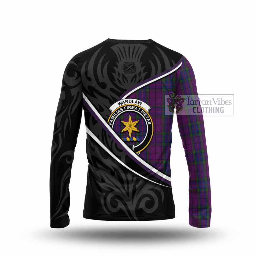 Wardlaw Tartan Family Crest Long Sleeve T-Shirt Celtic Scottish Thistle Floral - Tartan Vibes Clothing