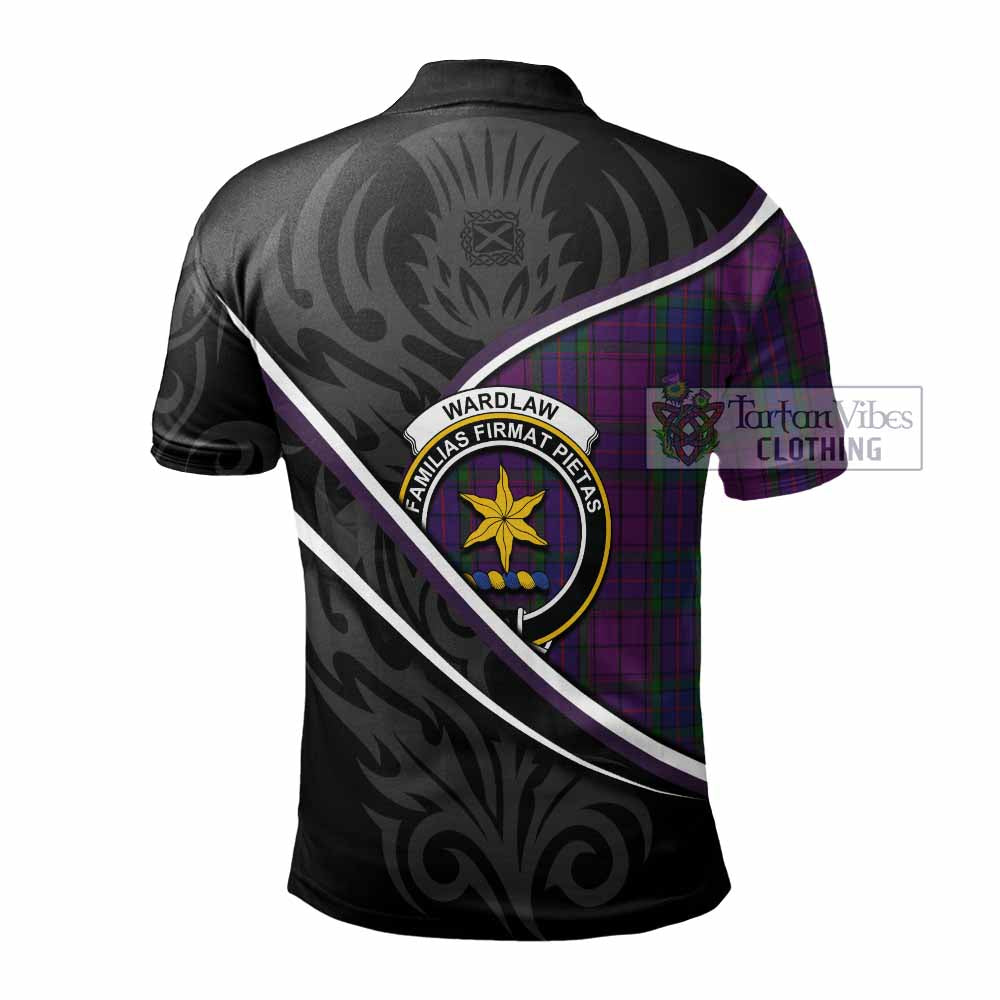 Wardlaw Tartan Family Crest Polo Shirt Celtic Scottish Thistle Floral - Tartan Vibes Clothing