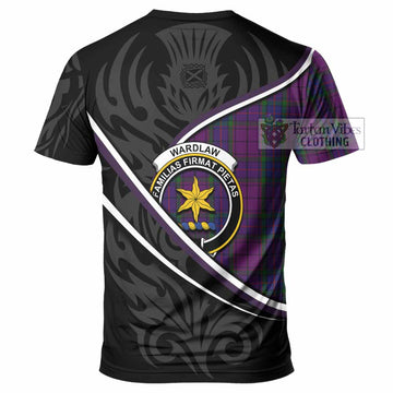 Wardlaw Tartan Family Crest T-shirt Celtic Scottish Thistle Floral - Tartan Vibes Clothing
