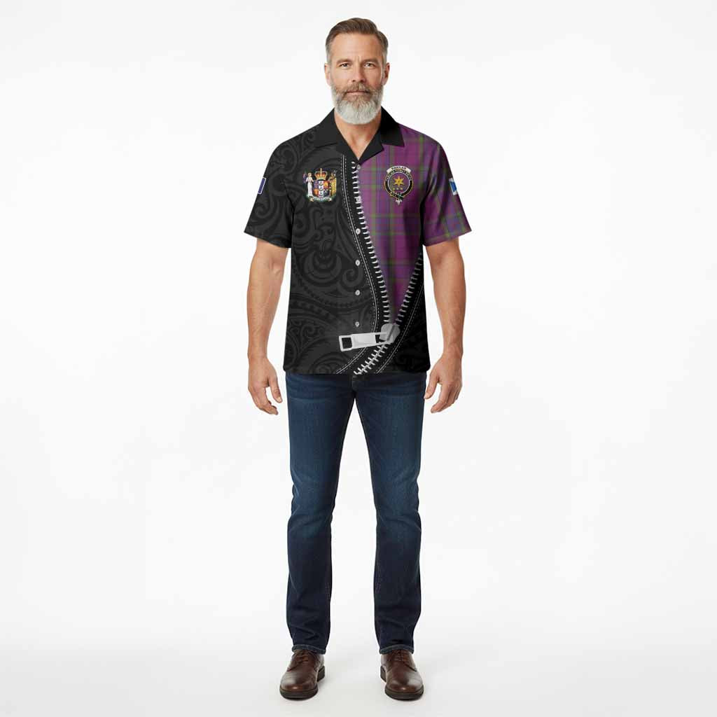 Wardlaw Tartan Hawaiian Shirt New Zealand Pattern Unique Zipper Stylized