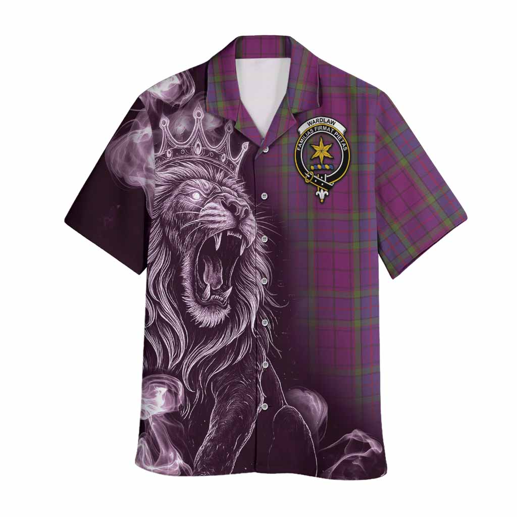 Wardlaw Tartan Hawaiian Shirt Roaring Lion Heritage