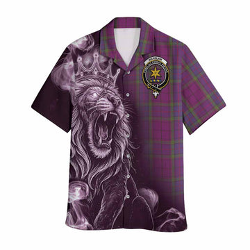 Wardlaw Tartan Hawaiian Shirt Roaring Lion Heritage