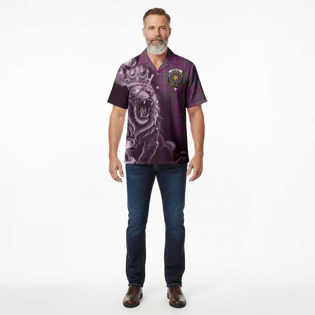 Wardlaw Tartan Hawaiian Shirt Roaring Lion Heritage
