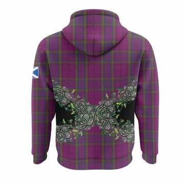 Wardlaw Tartan Hoodie Thistle Scottish Spirit