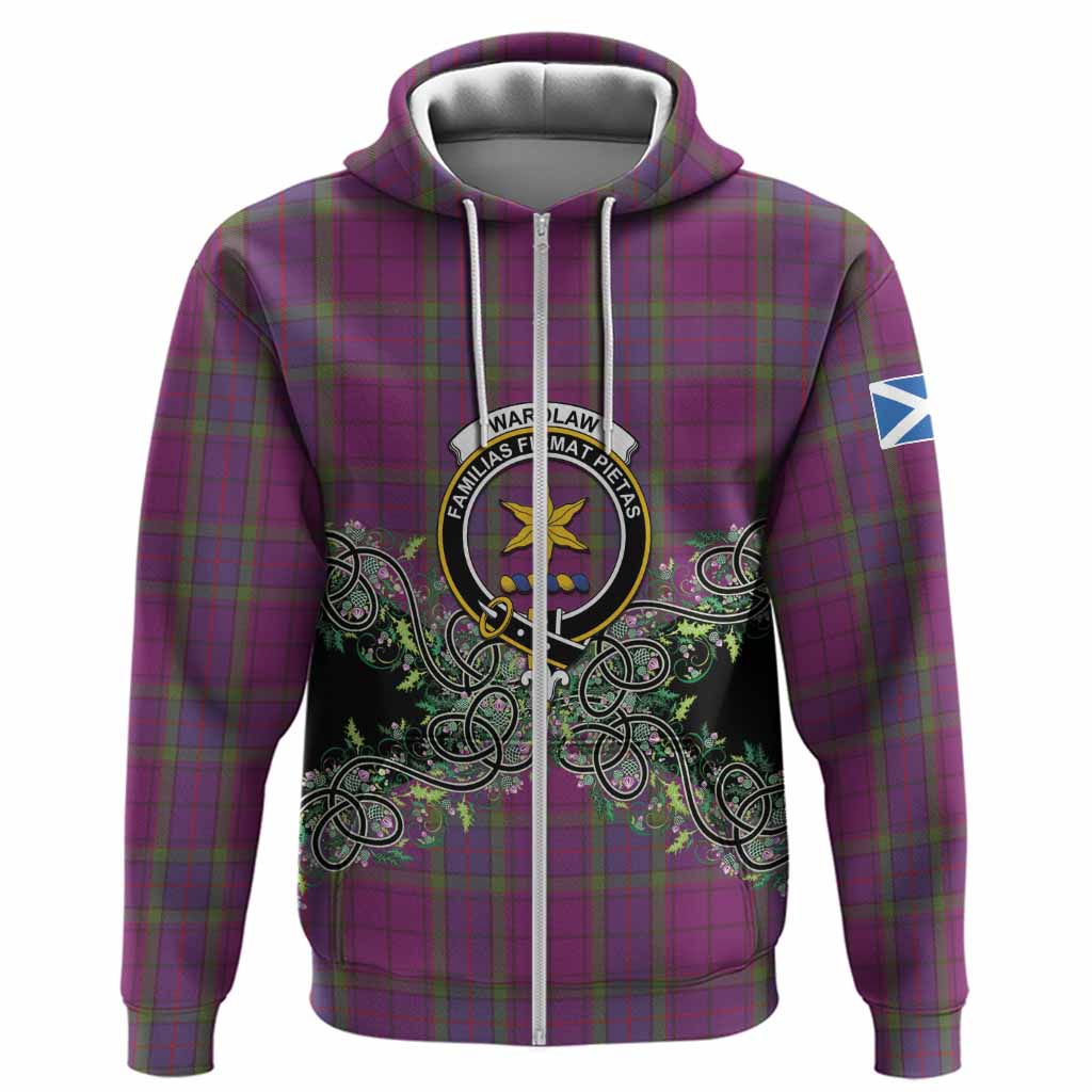 Wardlaw Tartan Hoodie Thistle Scottish Spirit