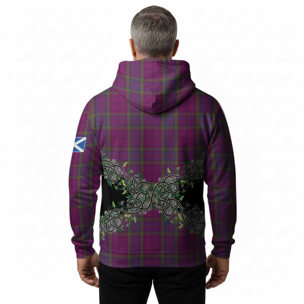 Wardlaw Tartan Hoodie Thistle Scottish Spirit
