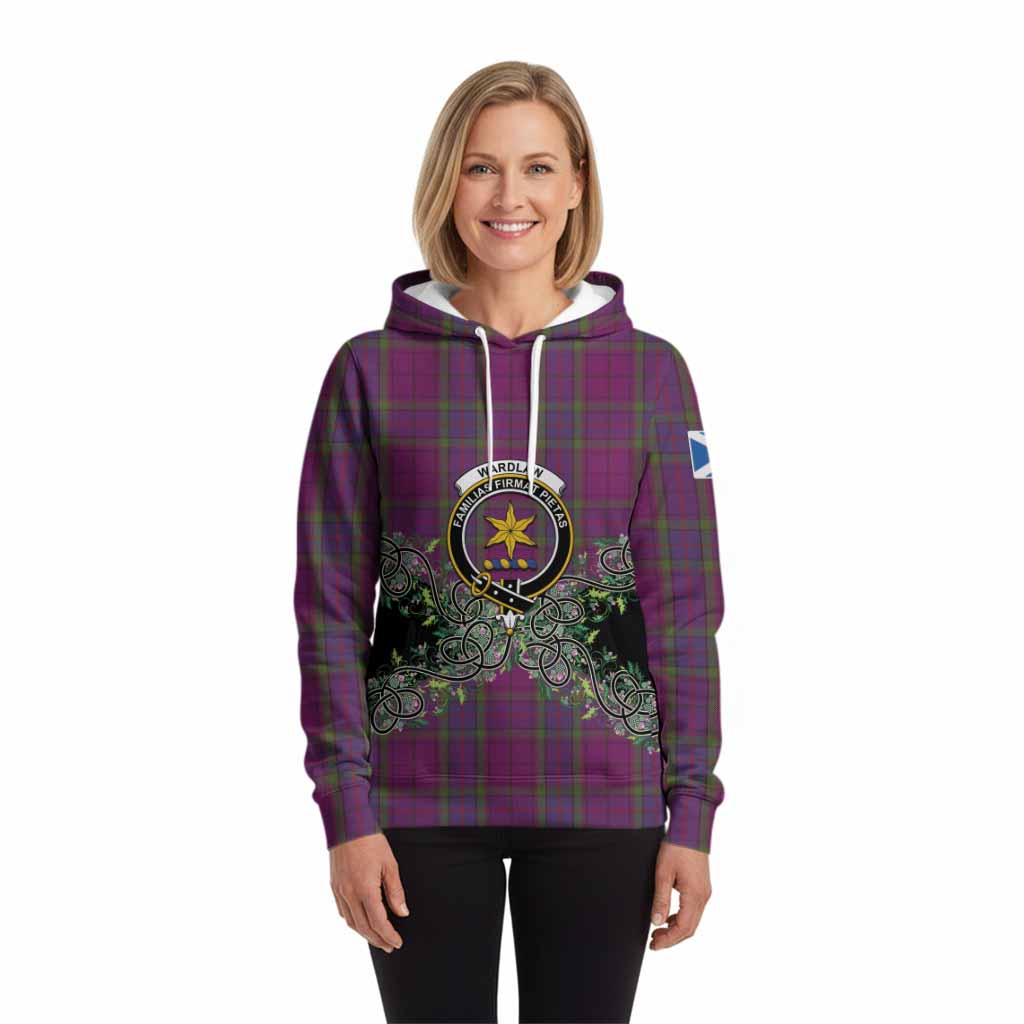 Wardlaw Tartan Hoodie Thistle Scottish Spirit