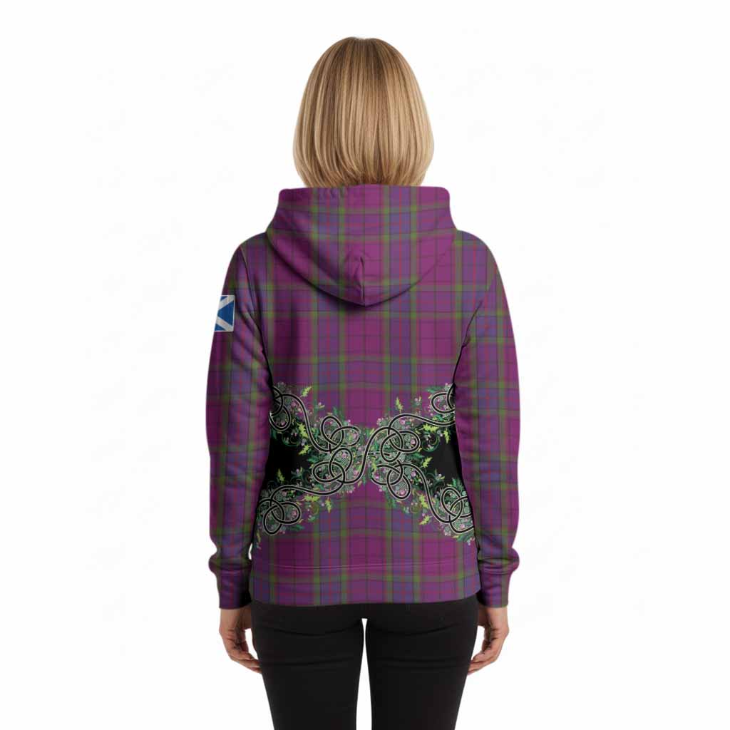 Wardlaw Tartan Hoodie Thistle Scottish Spirit
