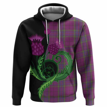 Wardlaw Tartan Hoodie Traditional Scottish Thistle