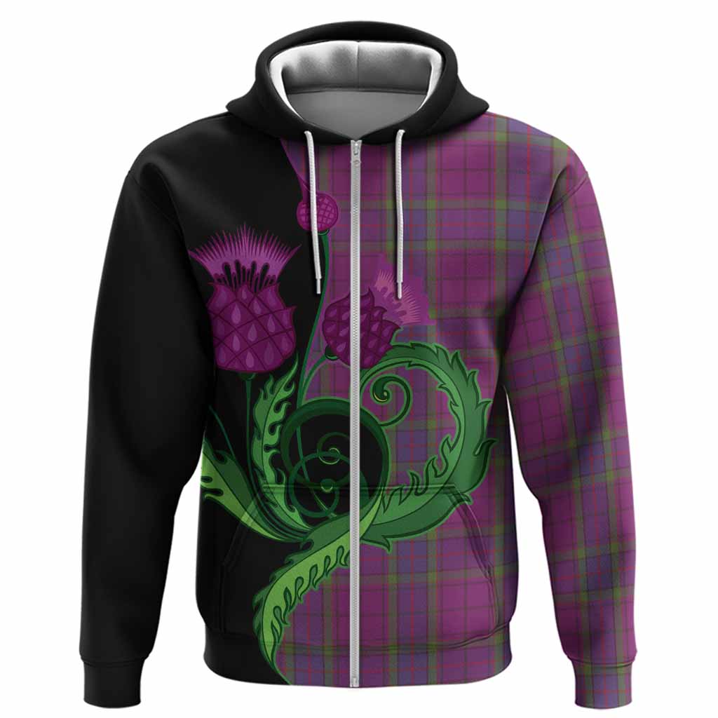 Wardlaw Tartan Hoodie Traditional Scottish Thistle