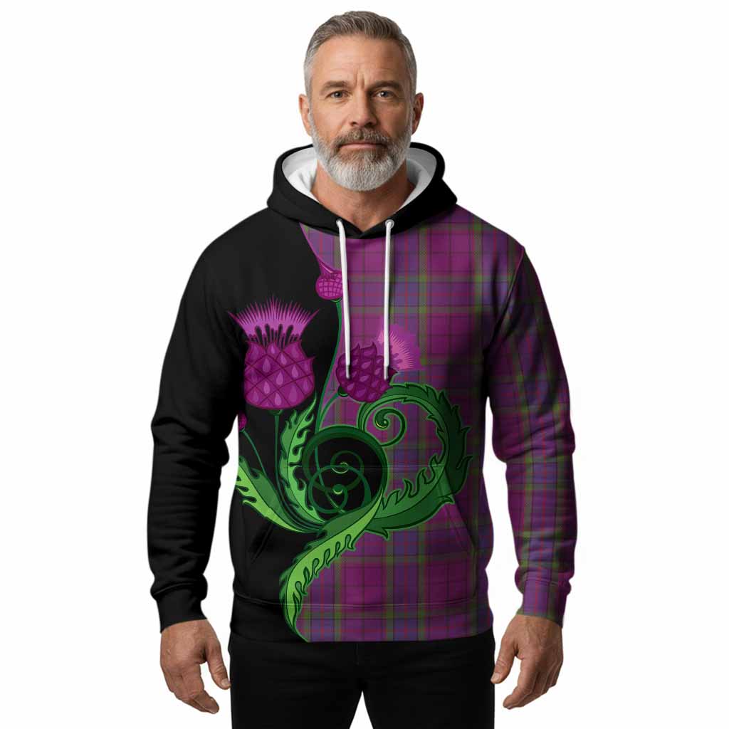 Wardlaw Tartan Hoodie Traditional Scottish Thistle