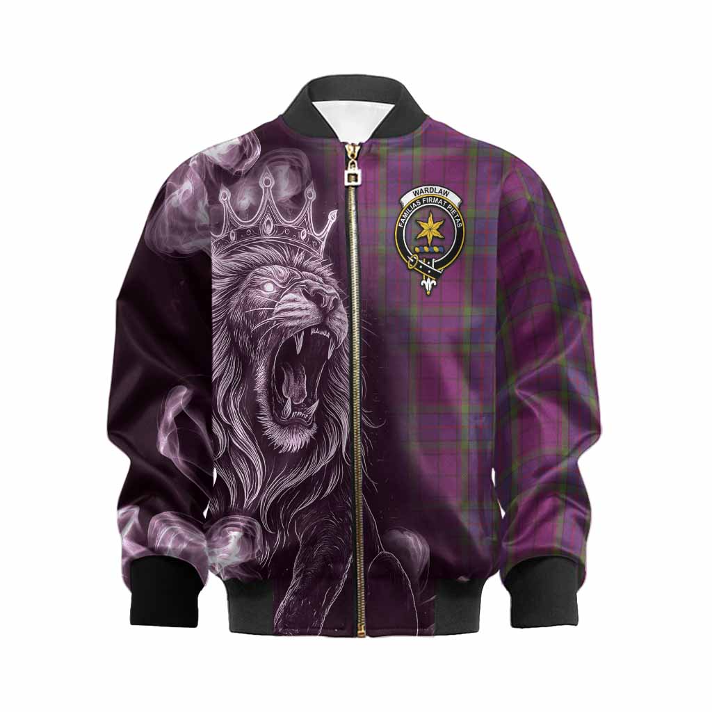 Wardlaw Tartan Kid Bomber Jacket Roaring Lion Heritage