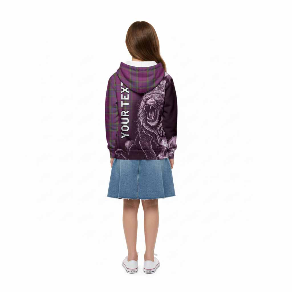 Wardlaw Tartan Kid Hoodie Roaring Lion Heritage