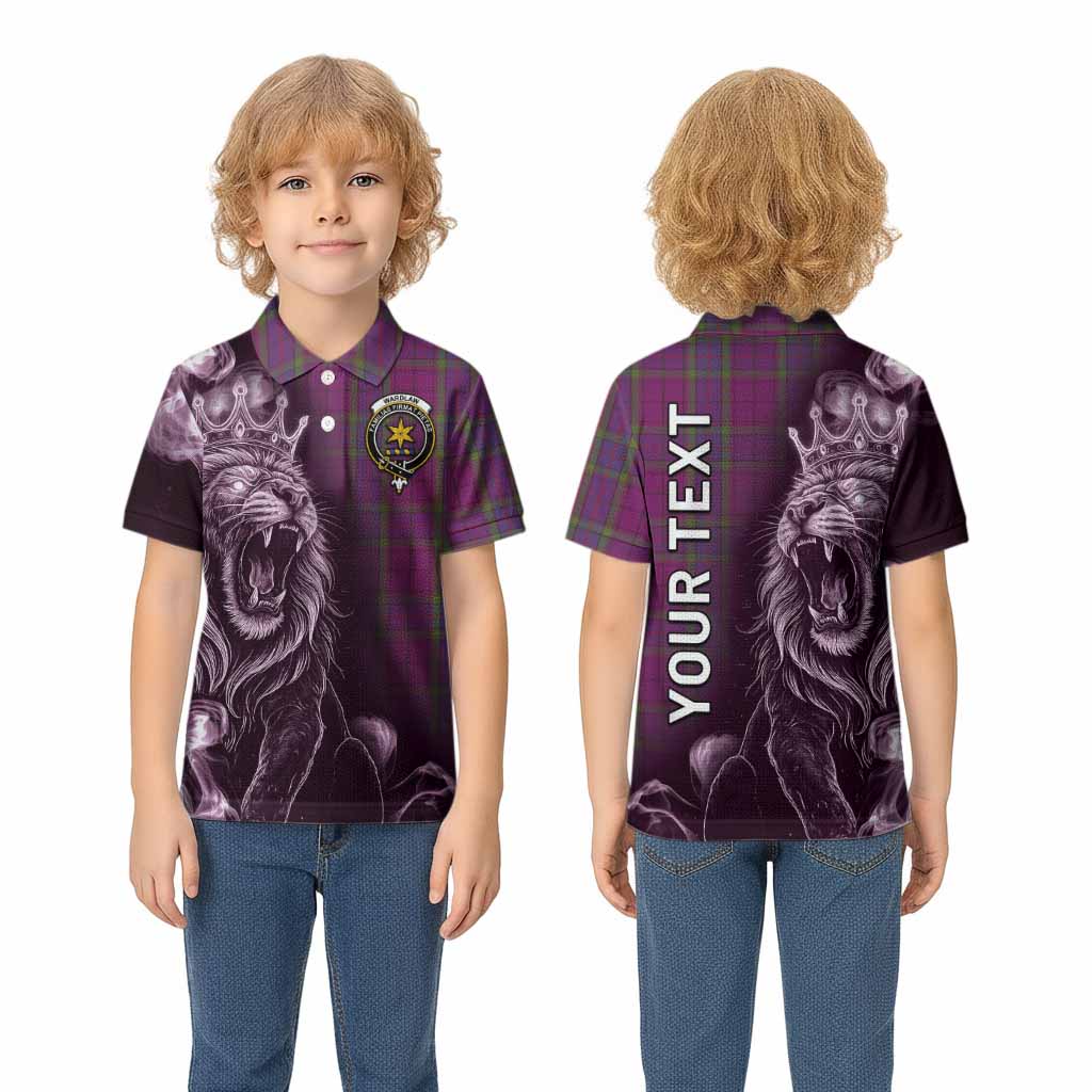 Wardlaw Tartan Kid Polo Shirt Roaring Lion Heritage