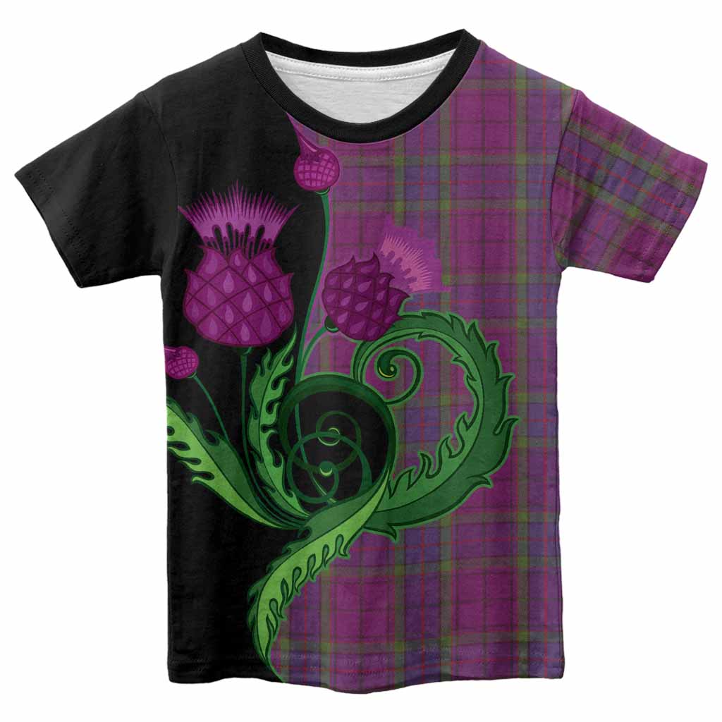 Wardlaw Tartan Kid T-shirt Traditional Scottish Thistle