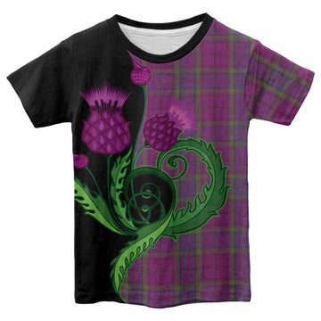 Wardlaw Tartan Kid T-shirt Traditional Scottish Thistle