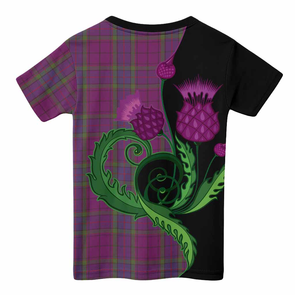 Wardlaw Tartan Kid T-shirt Traditional Scottish Thistle