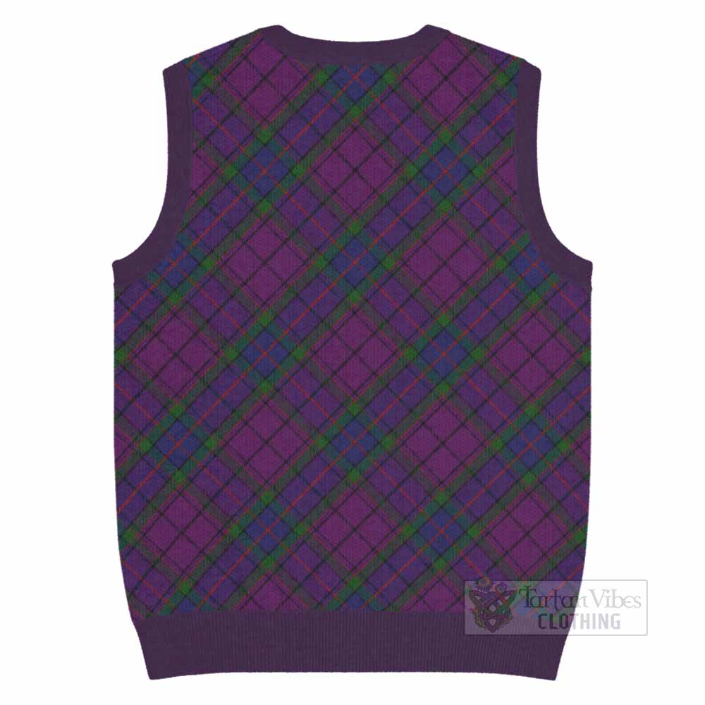 Wardlaw Tartan  Knitted V-Neck Vest Cross Style