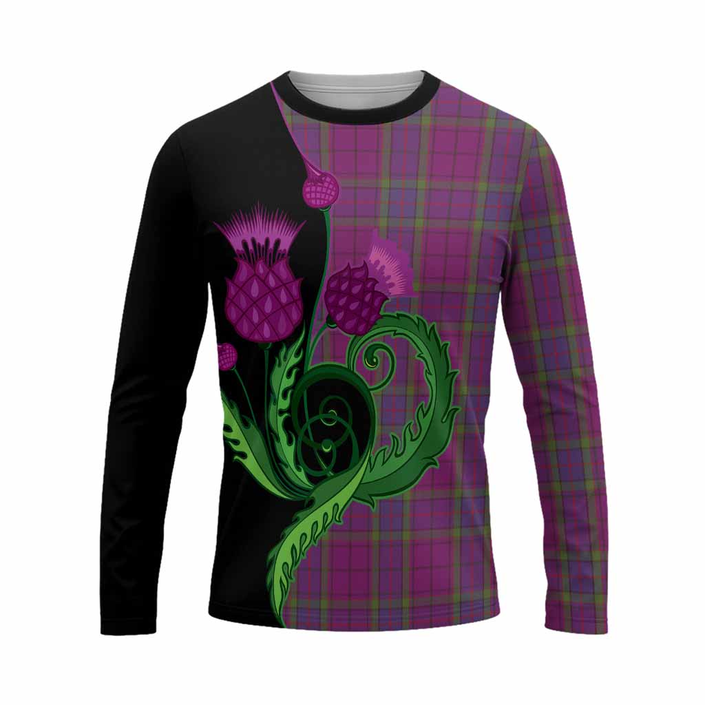 Wardlaw Tartan Long Sleeve T-Shirt Traditional Scottish Thistle